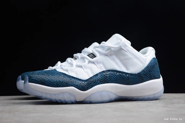 Rep Onekick Snakeskin Jordan Blue Air 11 CD6846-102 Low Navy 0703